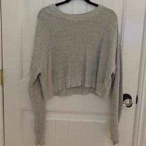 Aeropostale Gray Knit Sweater Top